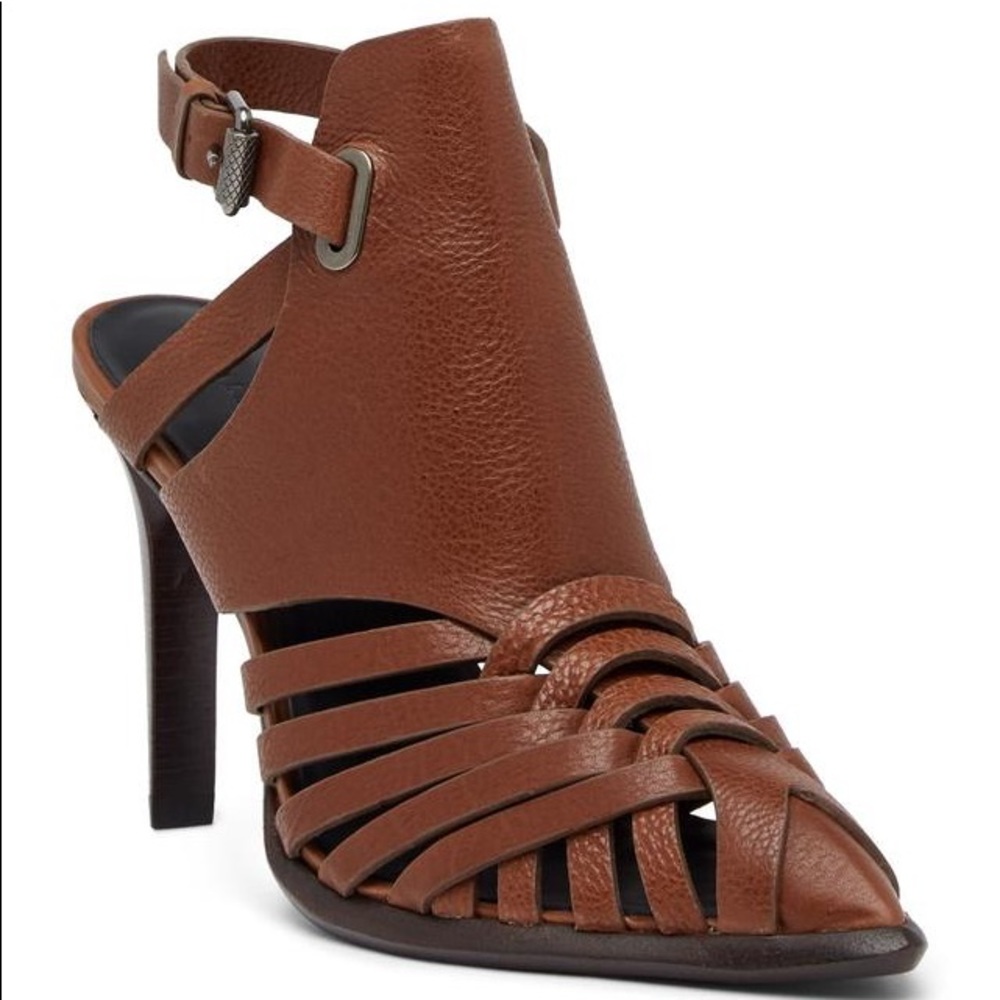 All Saints Tao heel in brick brown